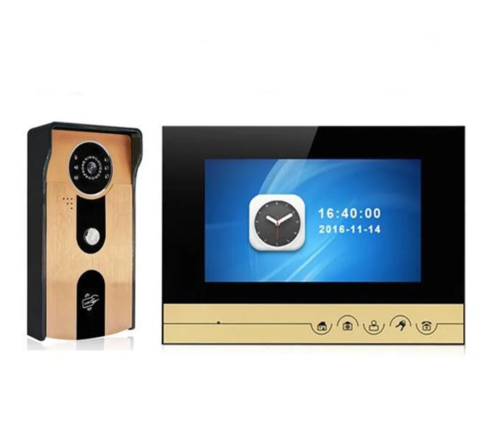 Видеодомофон с 7 дюймовым ЖК дисплеем|intercom video door phone|video phonedoor phone |