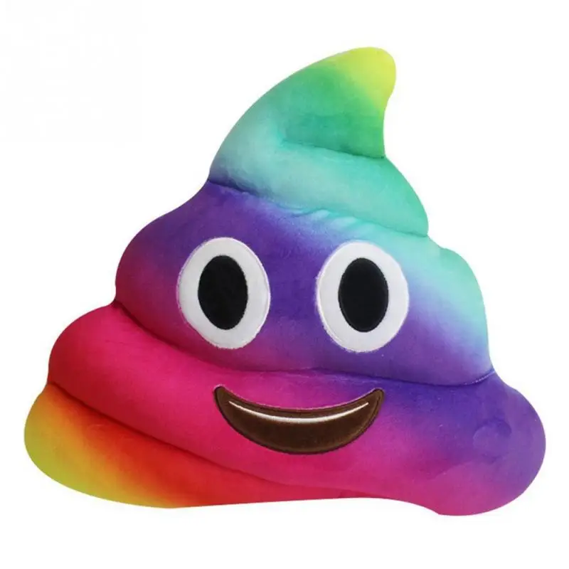 VILEAD милый смайлик какашка Подушка Almofada мягкая плюшевая игрушка кукла Poo Cojines диванная подушка для сиденья Coussin домашний декор