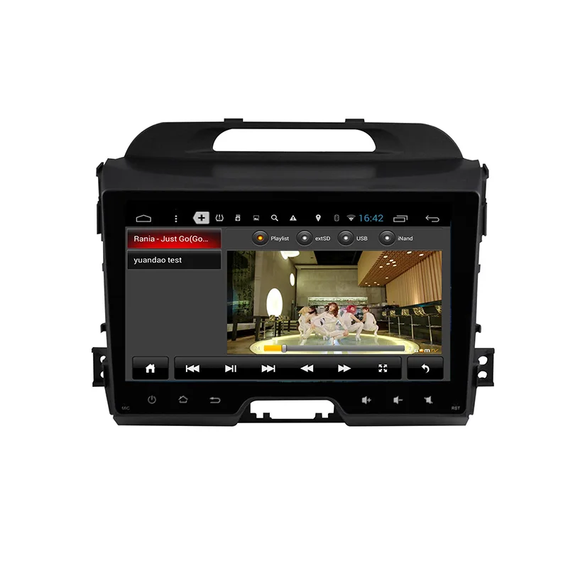 Aoluoya IPS RAM 2 ГБ + 32 Android 7 1 Автомобильный DVD Радио GPS плеер для KIA Sportage R 2010 2011 2012 2013 2015
