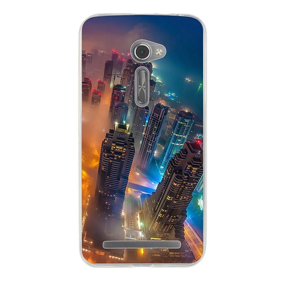 Задняя Защитная крышка для Asus Zenfone 2 ZE500CL силиконовый чехол телефона Ультратонкий