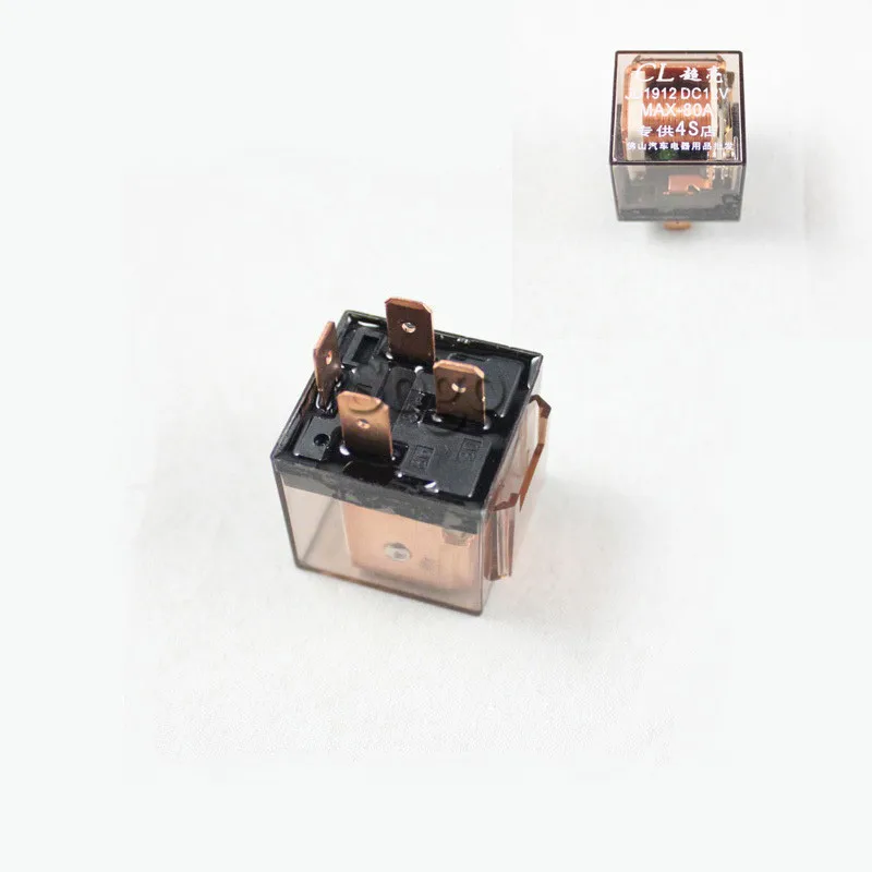 Автомобильный Грузовик 12 V DC 80A AMP SPST прозрачное реле 4 pin Pins P продажа (20 шт.)/партия -