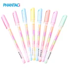 8 шт.лот Милая кавайная гелевая ручка с акварельным рисунком для детей, дневник, скрапбукинг, ручка для письма и подписи, канцелярские принадлежности, школьные и офисные принадлежности