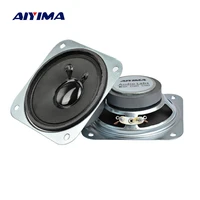 aiyima 2pcs 4ohm 3w audio speaker 2 75 inch 70mm full range tweeter altavoz square loudspeaker diy home theater sound system
