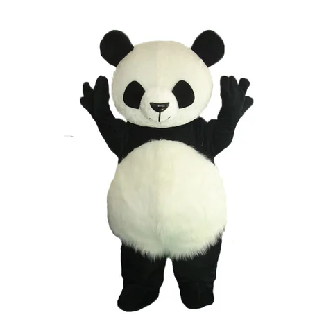 Высококачественный костюм панды талисман Хэллоуин косплей смешной медведь животное взрослый размер