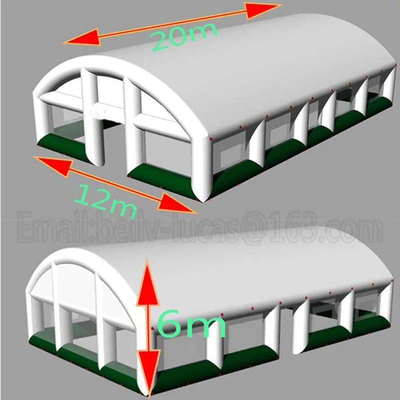 20x12M outdoor event party large inflatable tent transparent for sale | Игрушки и хобби