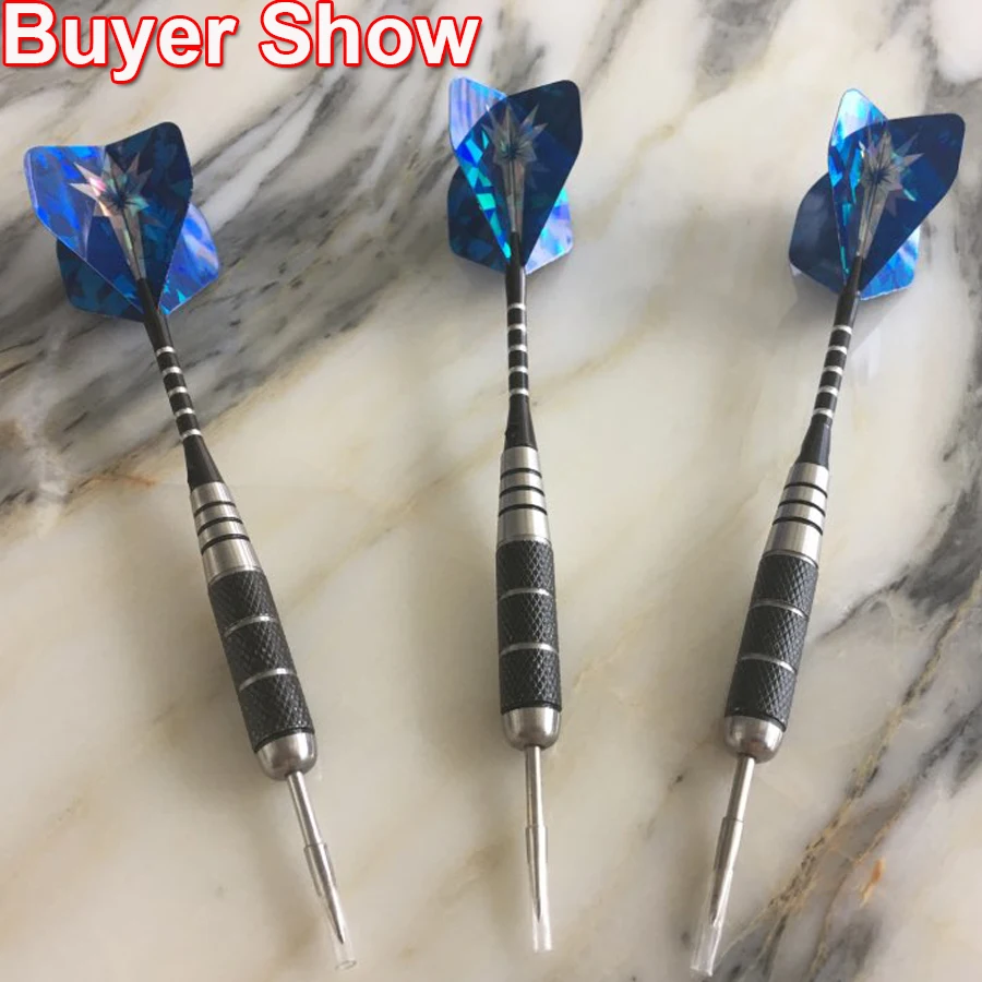 

3 шт./компл. Профессиональный Вольфрам Сталь дротики с игольчатым наконечником с Dart Перелёты для Дартс Крытый спортивные дротики иглы