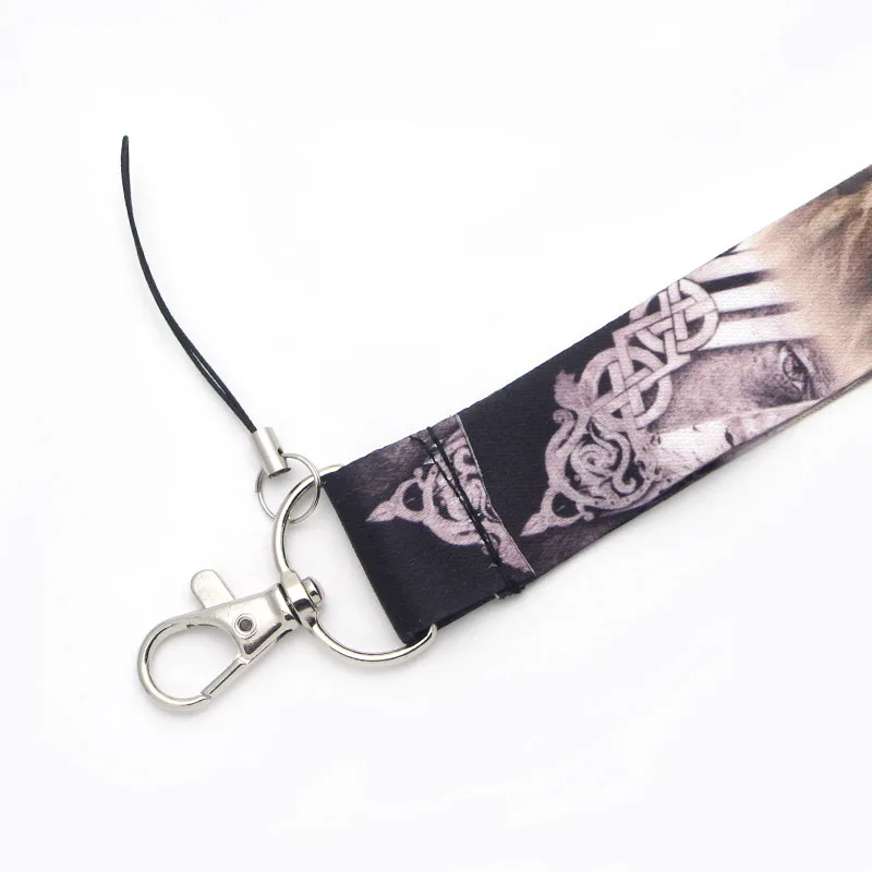 

V187 Viking Rune Necklace lanyard Badge ID Lanyards/ Mobile Phone Rope/ Key Lanyard Neck Straps Accessories 1pcs