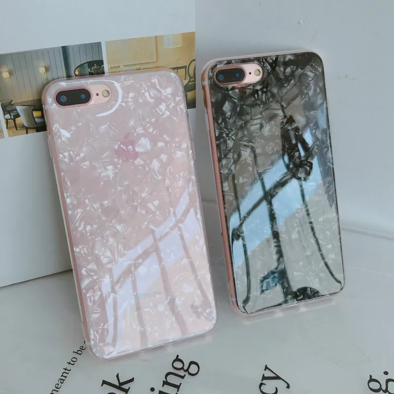 FTAIDKJ Модный милый морской чехол для iPhone X 7 8 Plus Роскошный мягкий IMD карамельный