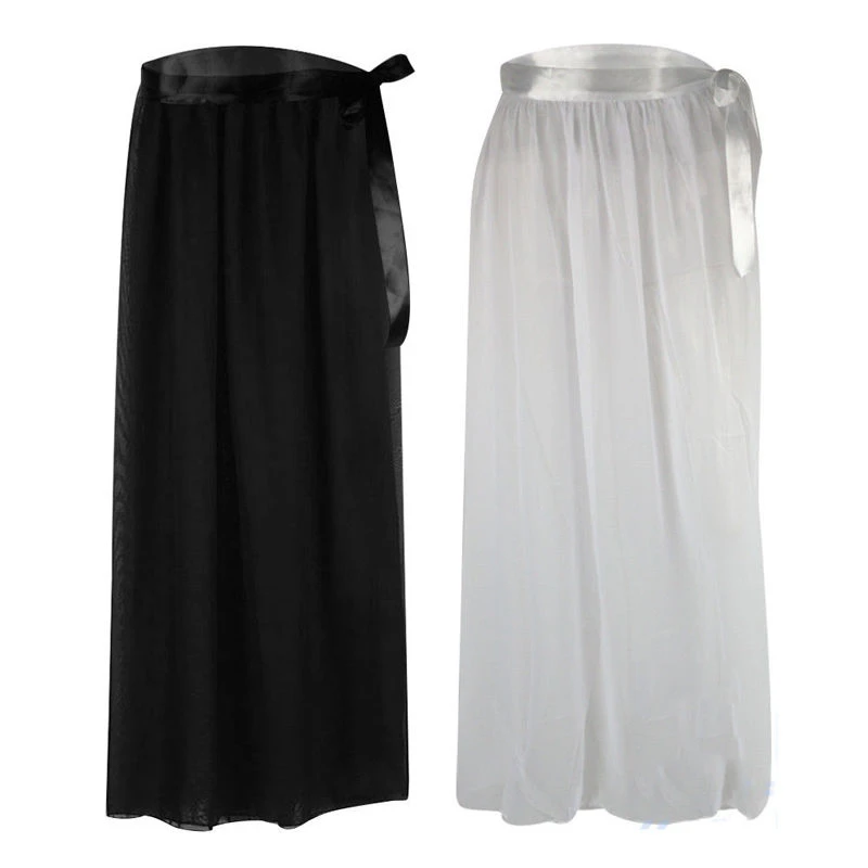 2017 новые модные женские длинные юбки леди разрез сбоку юбка длинная Макси Белый