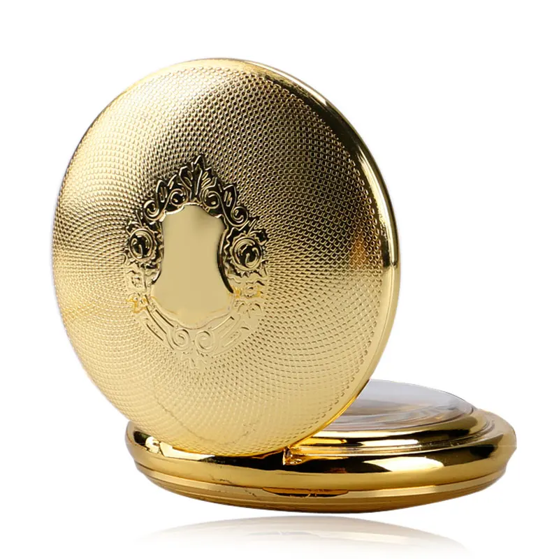 Золотые автоматические механические карманные часы Fob для медсестры роскошный