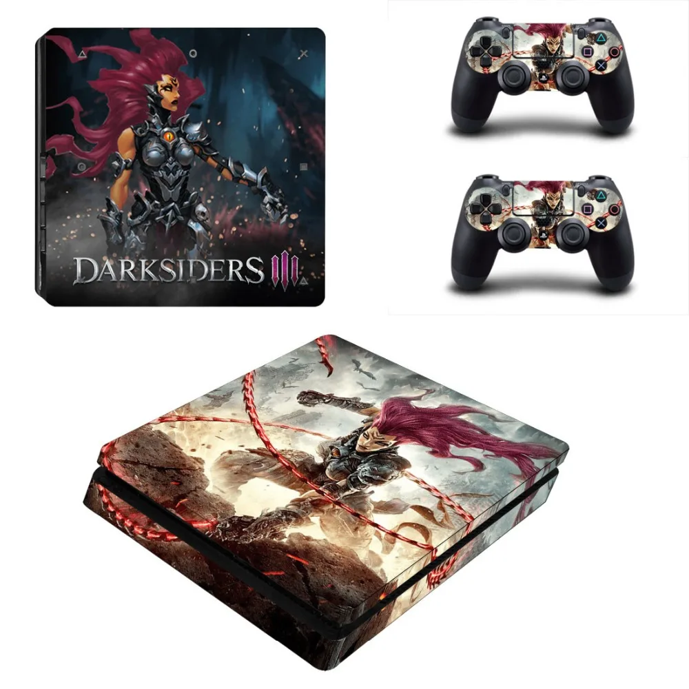 Darksiers 3 PS4 тонкий стикер кожи для игровая приставка Сони 4 тонкая консоль и