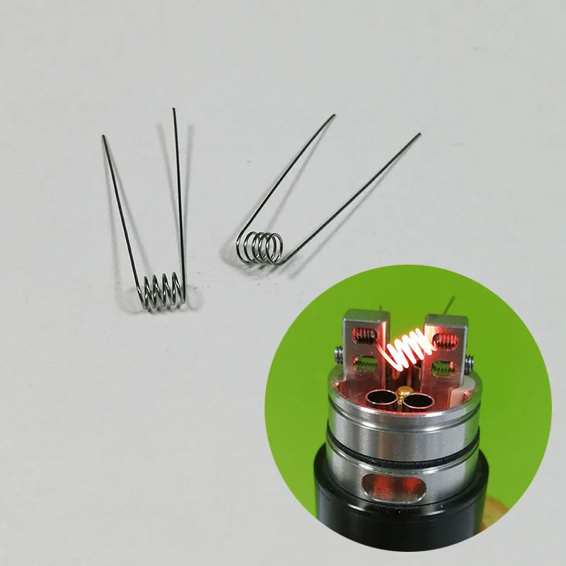Набор катушек нагревательных проводов для электронных сигарет RDA Dripper + японский органический хлопок A1