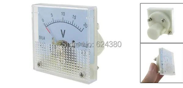 DC 0-20V 3V 5V 10V 15V 20V 30V 50V 100V 150V Аналоговая Панель Вольт измеритель напряжения