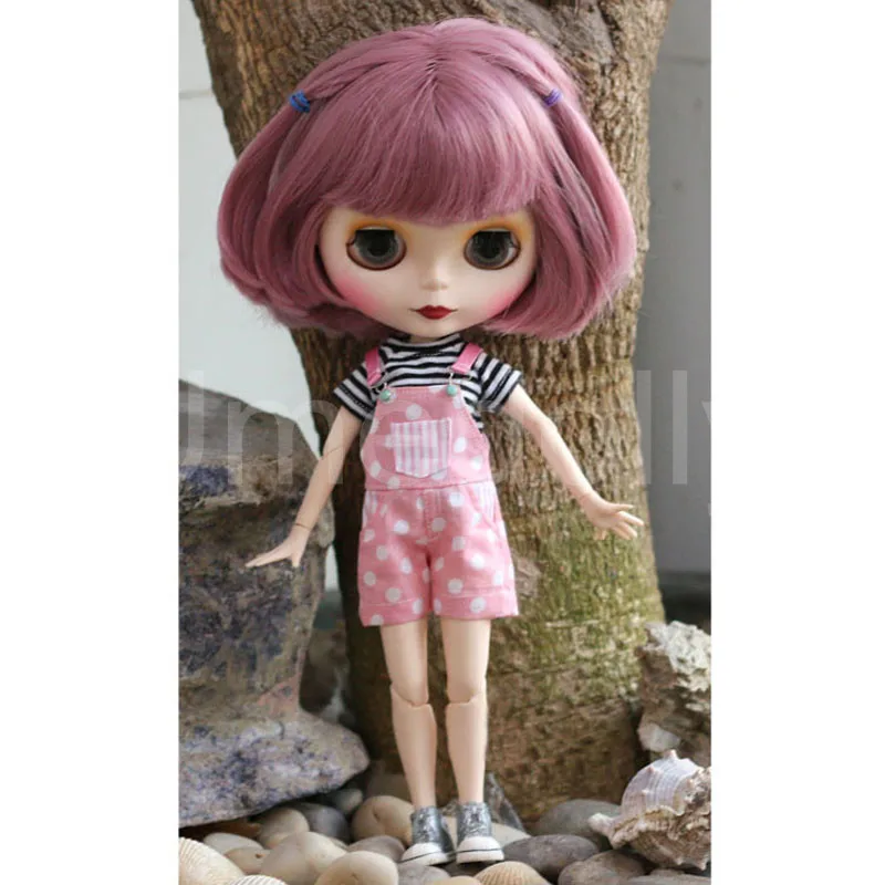 Новинка 1/6 Одежда для куклы комбинезон в горошек Blyth Licca Pullip кукла middle одежда