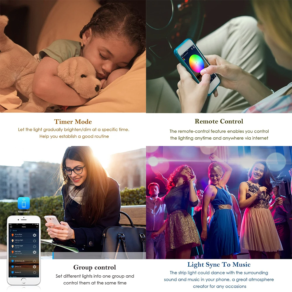 СВЕТОДИОДНЫЙ беспроводной Wi Fi светильник 5050 RGB 5 м 10 15 12 В 150 светодиодный s