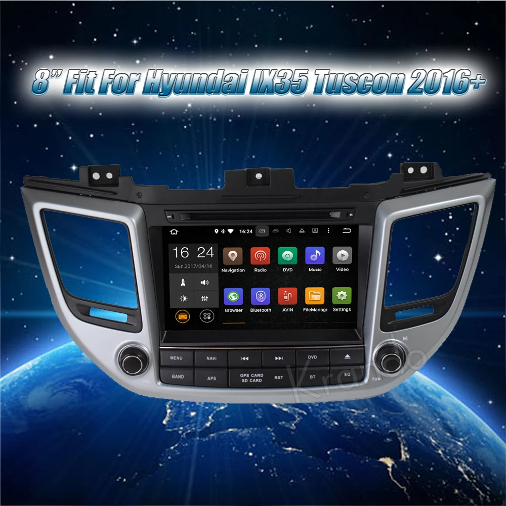 Krando 8 &quotAndroid 9 0 Автомобильная навигационная и мультимедийная система для Hyundai IX35