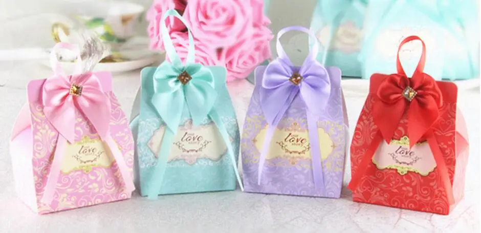 Romantic LOVE STORY wedding party favor candy box with personalize parts bomboniere gifts souvenir package 50PCS/lot | Дом и сад