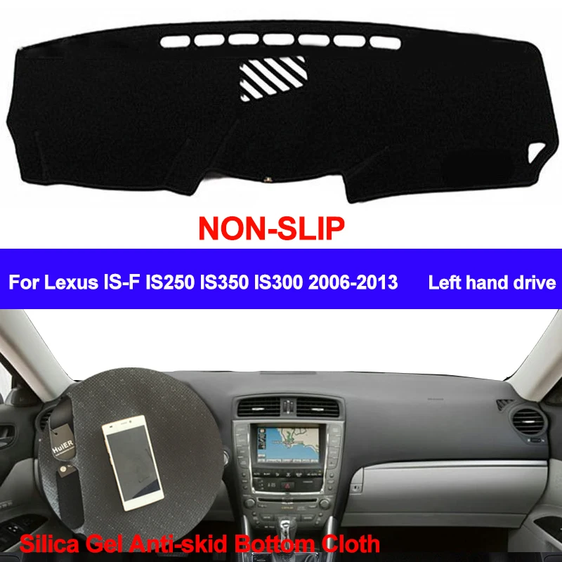 Силиконовый нескользящий коврик TAIJS для приборной панели автомобиля Lexus IS-F IS250 IS350