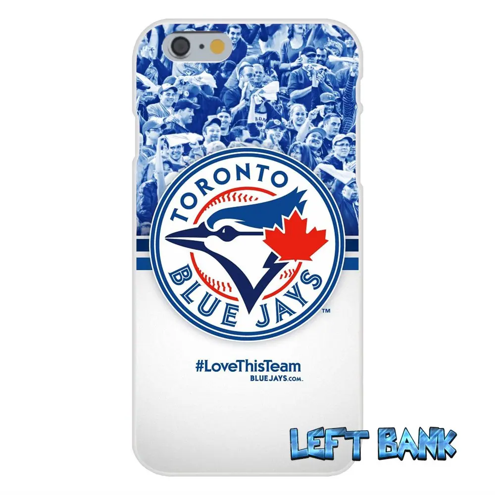 Toronto Blue Jays логотип мягкий Силиконовый ТПУ Прозрачный чехол для iPhone 4 4S 5 5S 5C SE 6 6S 7 Plus