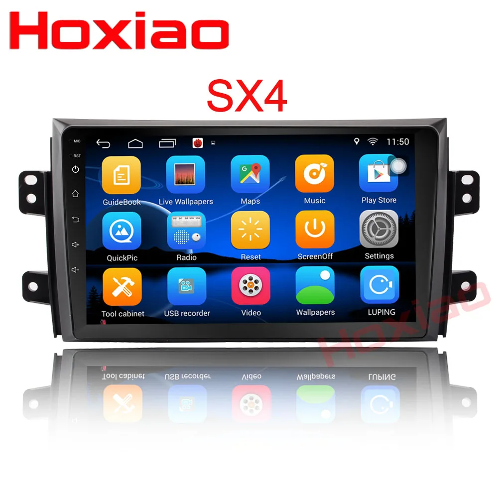 T3-Suzuki-SX4 Для Suzuki SX4 2006-2013 четырехъядерный " 1024*600 Bluetooth 2din автомобильный DVD радио плеер gps навигация 2 DIN Android плеер - Цвет: T3-Suzuki-SX4