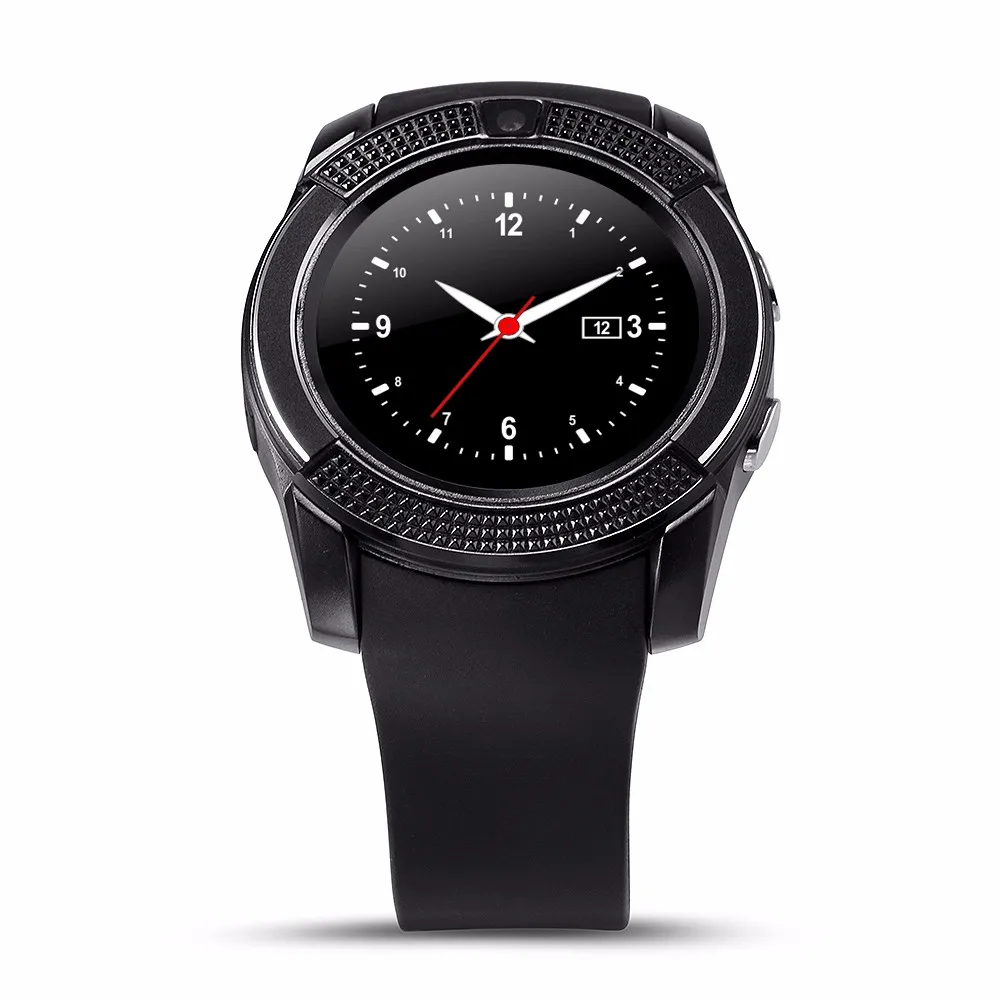 Yunsong v8 носимых устройств bluetooth smart watch для android телефон наручные часы умный