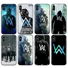 Черный чехол из ТПУ для iphone 5 5s se 6 6s 7 8 plus x 10, силиконовый чехол для iphone XR XS 11 pro MAX, чехол для Алана Уокера, выцветающий