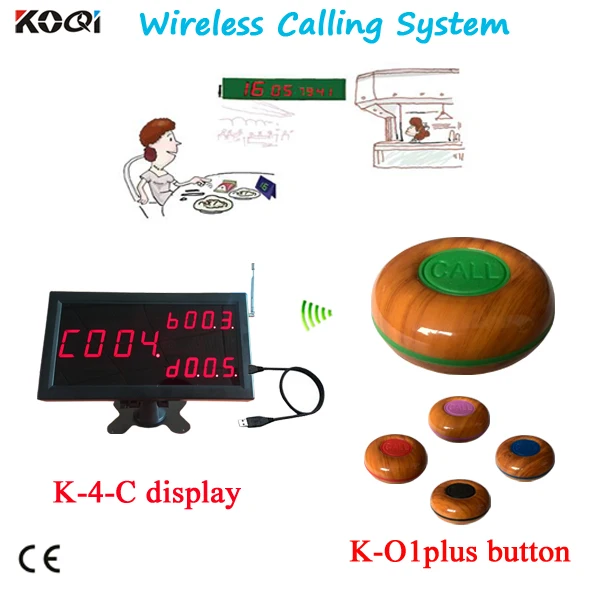 counter calling system service call bell restaurant waiter bell Restaurant service calling buzzer wireless server calling system