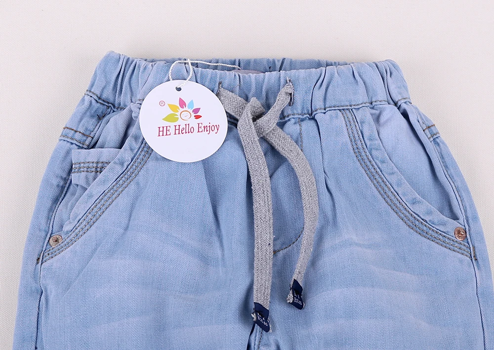 HE Hello Enjoy/джинсы для девочек Штаны; сезон весна-осень; детская одежда джинсы синие джинсовые штаны повседневные штаны детские, для малышей и штаны