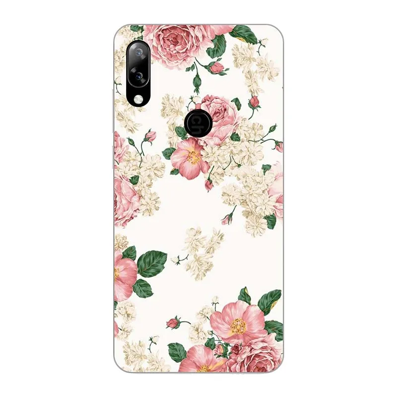 Модный мягкий чехол для телефона s Для Doogee N10/Y7 5,8", Чехол с рисунком Розы и Волка, силиконовый чехол для задней панели телефона, Fundas Para