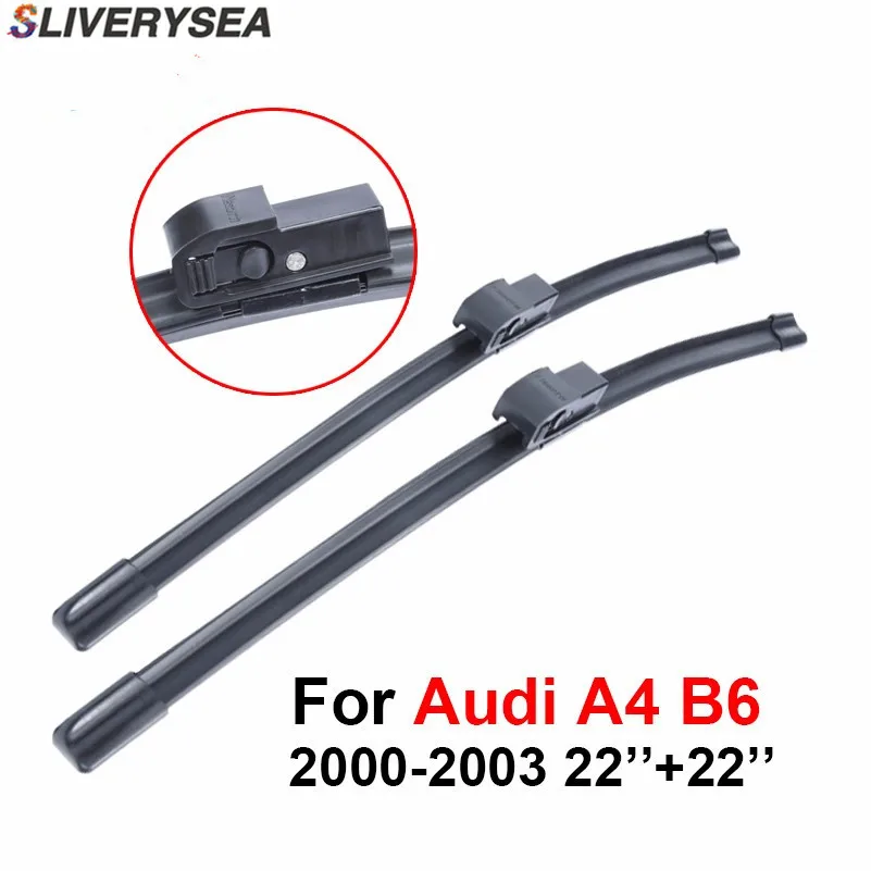 Лезвие стеклоочистителя SLIVERYSEA для Audi A4 B6 2000 2003 22 ''+ 22'' автомобильные