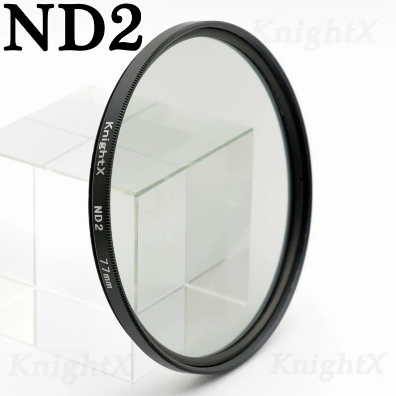 ND2 KnightX FLD UV ND Star фильтр для объектива камеры для canon sony nikon 500d d5300 Аксессуары для фотографии 2000d d70 400d 700d dslr набор - Цвет: ND2