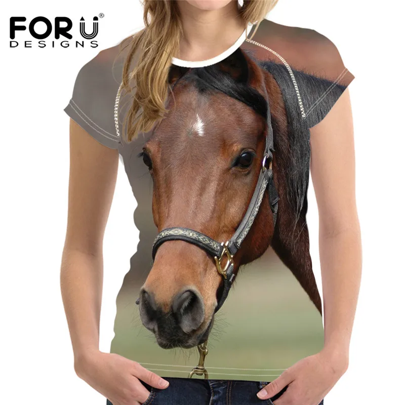 

Женская футболка с объемным рисунком FORUDESIGNS