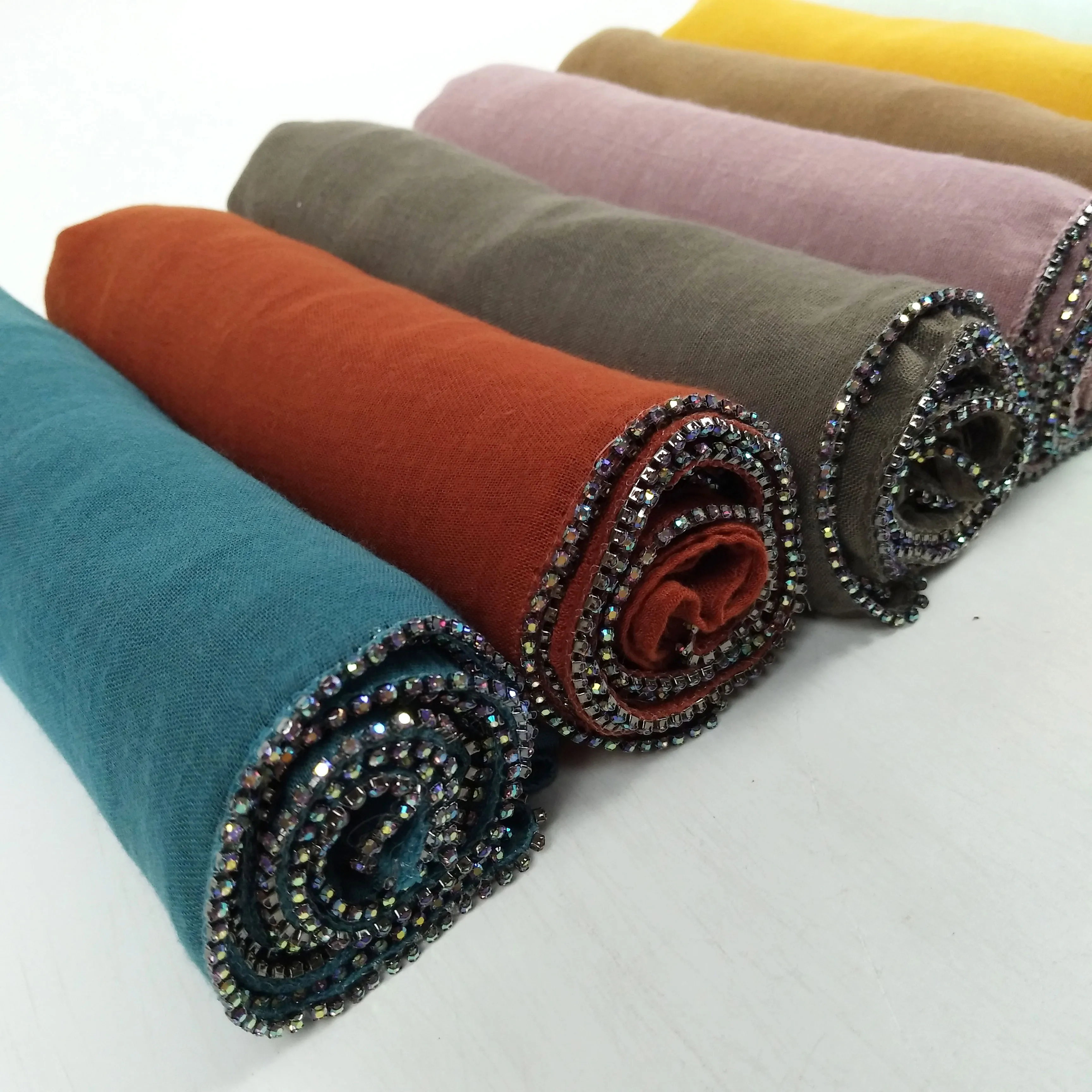 

H91 High quality black chain viscose hijab scarf shawl women wrap headband 180*75cm 10pcs/lot can choose colors