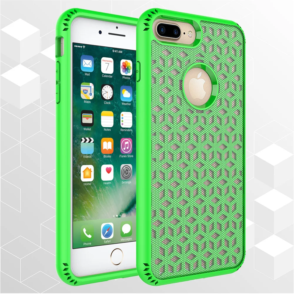 Птичья комната чехол для iPhone X 8 7 Plus Сетчатый Дизайн ТПУ бампер край 6 6S | Мобильные