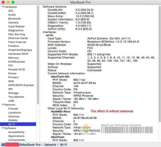 Broadcom BCM94360CD двухдиапазонный 2.4 и 5 ГГц переменного тока 4 антенны беспроводной