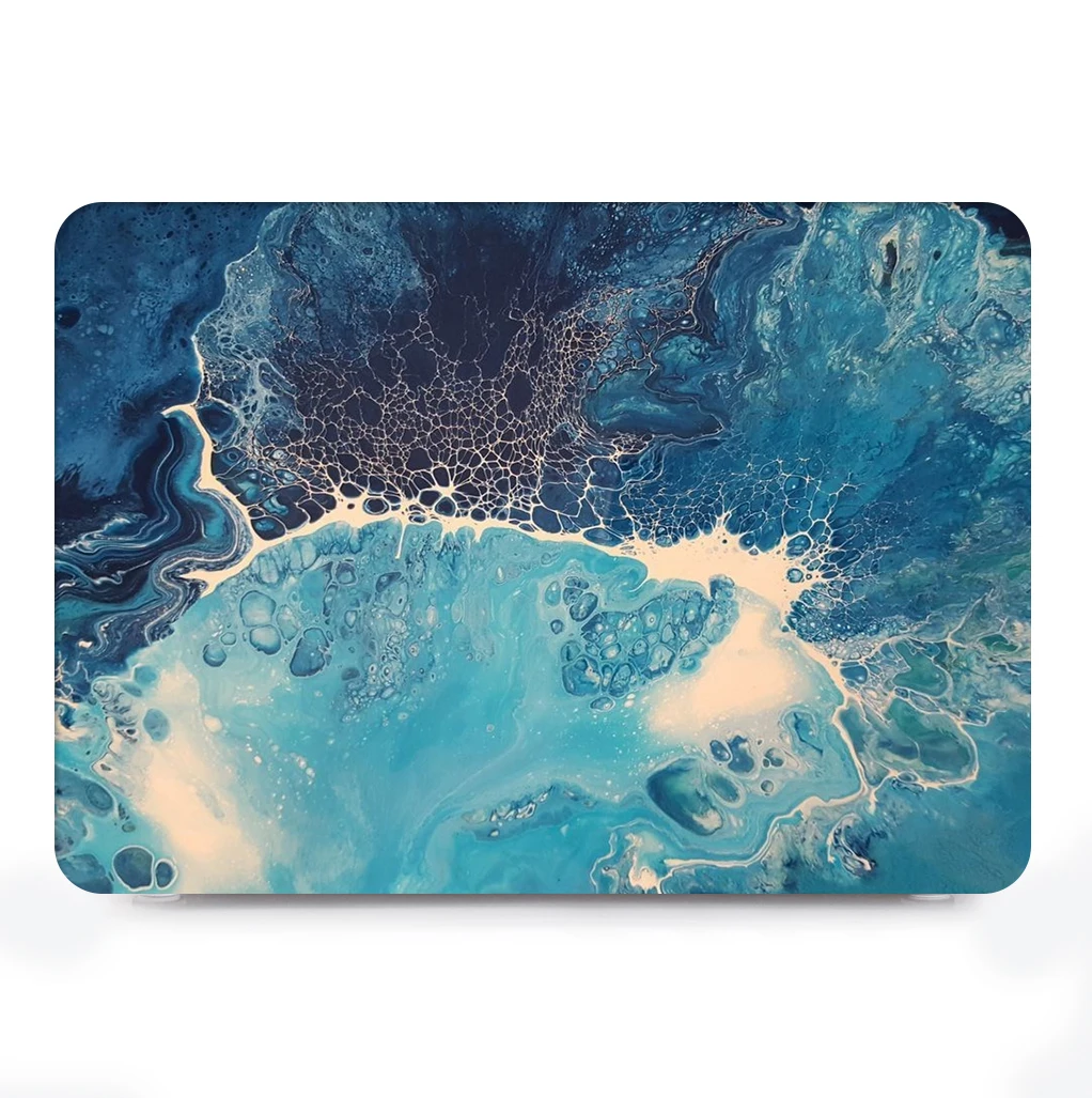 Чехол для ноутбука с мраморным узором+ клавиатура для Apple Macbook 11 12 13 15 дюймов Air Pro retina Touch Bar 11,6 13,3 чехол для ноутбука