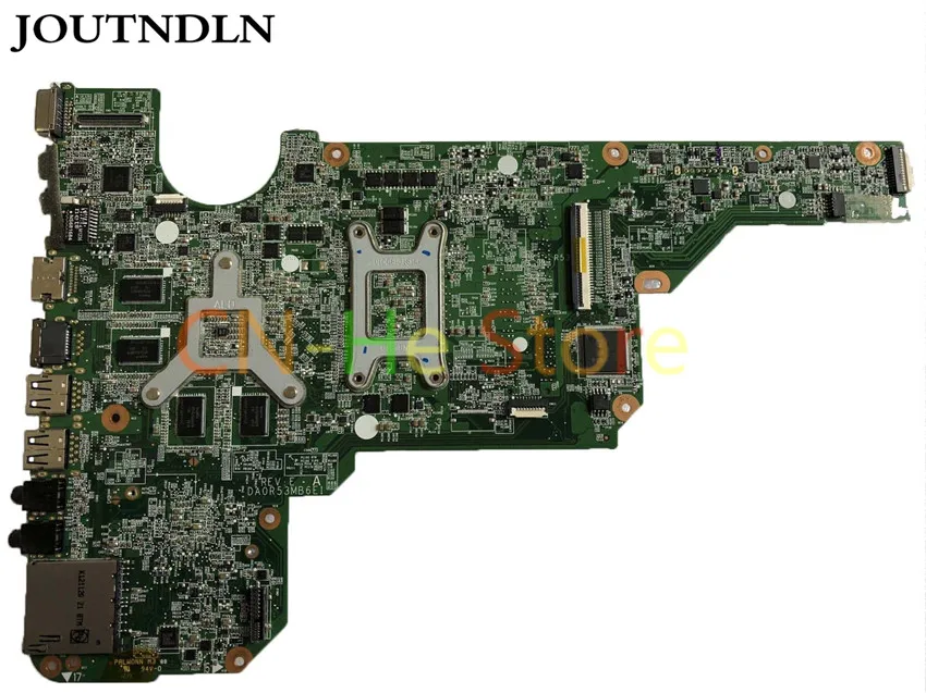 JOUTNDLN для HP G4 G6 G7 2000 материнская плата ноутбука 683030 501 DA0R53MB6E0 R53 Socket FS1 DDR3 HD7670M 1 ГБ 100%