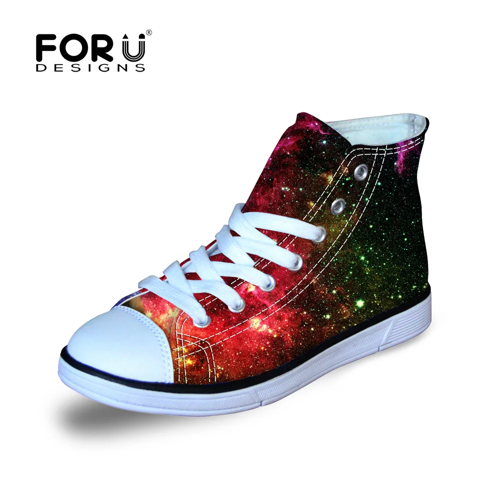 Детская спортивная обувь с высоким берцем и галактикой кроссовки из