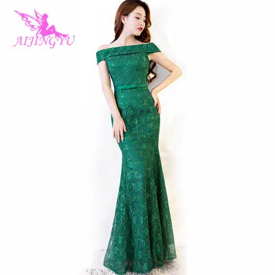 

AIJINGYU Sexy Long Sleeve Evening Dress Party Gown 2021 Women Elegant Formal Special Occasion Dresses Fashion Ball Gowns FS334