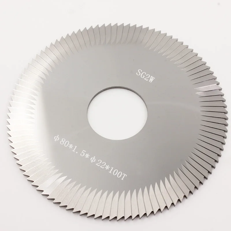 

free shipping 80x22x1.5mm side milling cutter SG2W carbide face milling cutter for SILCA key cutting machines cutting key