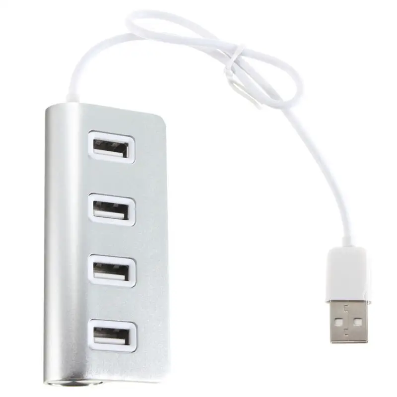USB концентратор Премиум 4 порта Алюминиевый расширитель несколько конвертер