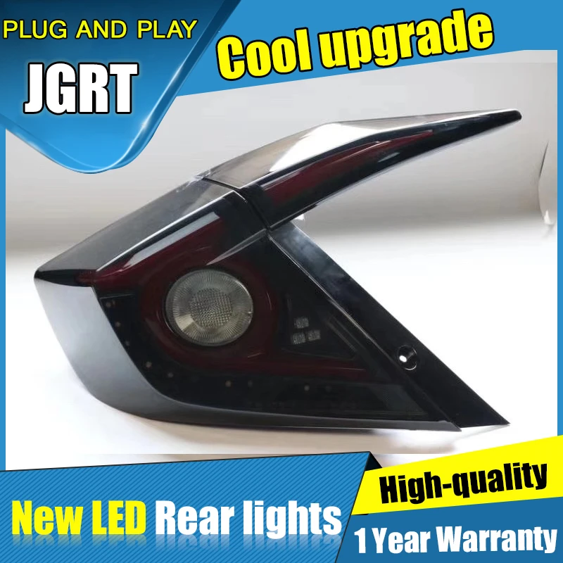 Автомобильные задние фонари для Honda Civic LED DRL ходовые огни Противотуманные фары