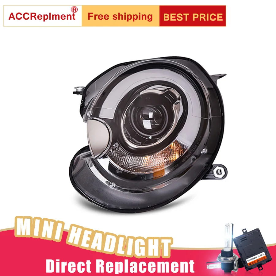 

2Pcs LED Headlights For BMW MINI R56 2007-2013 led car lights Angel eyes xenon HID KIT Fog lights LED Daytime Running Lights