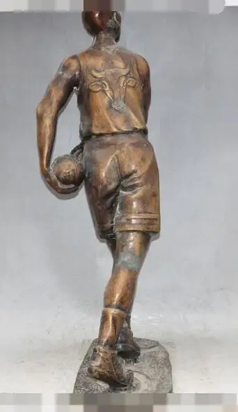 S06082 американская известная большая баскетбольная статуя Майкла Джордана