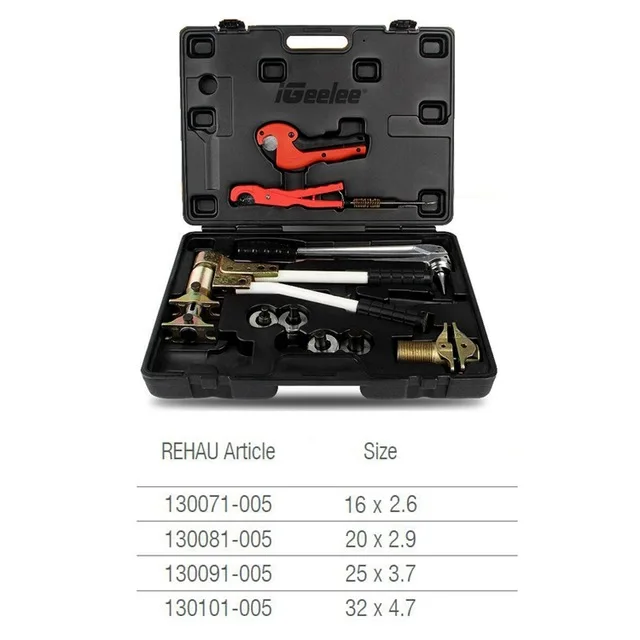 PEX-1632(Stabil) Зажимные инструменты Pex CW-1632C диапазон 16-32 мм, используемые для системы REHAU хорошо полученные Rehau сантехнические наборы инструментов - Цвет: PEX-1632(Stabil)