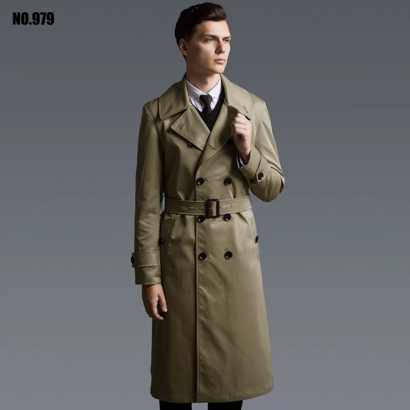 

2018 new arrival male double breasted winter fashion coat high quality large Overcoat plus size S M L XL 2XL3XL4XL5XL6XL cj979