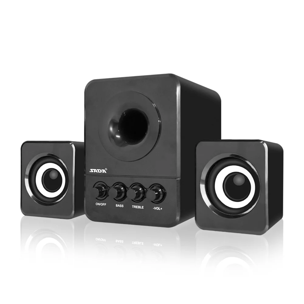 SADA D 203 USB Проводная комбинированная компьютерная Колонка бас стерео s музыкальный