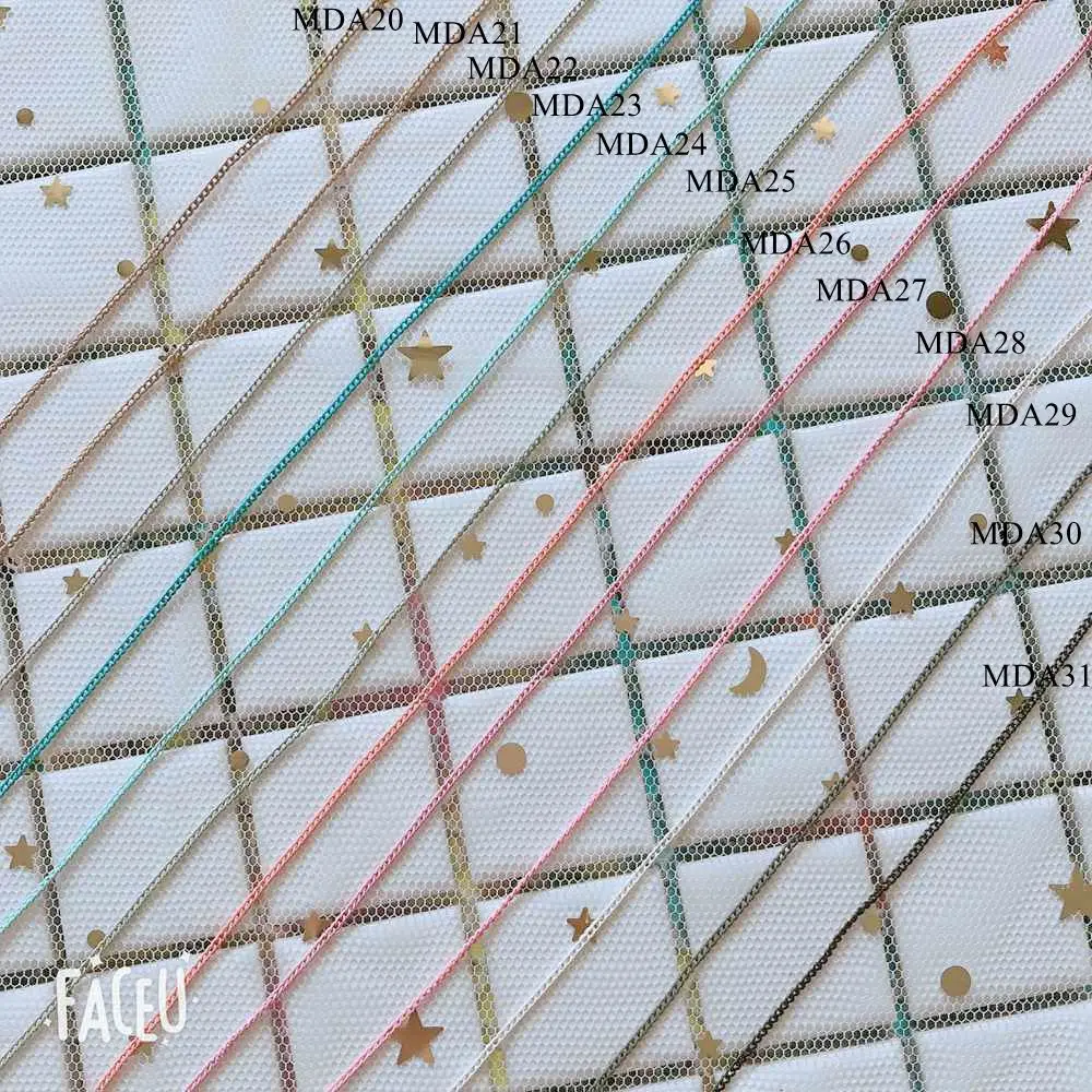 1 м/уп. 12 разных цветов звеньевая цепь 2 мм цепь|Стразы и украшения| |