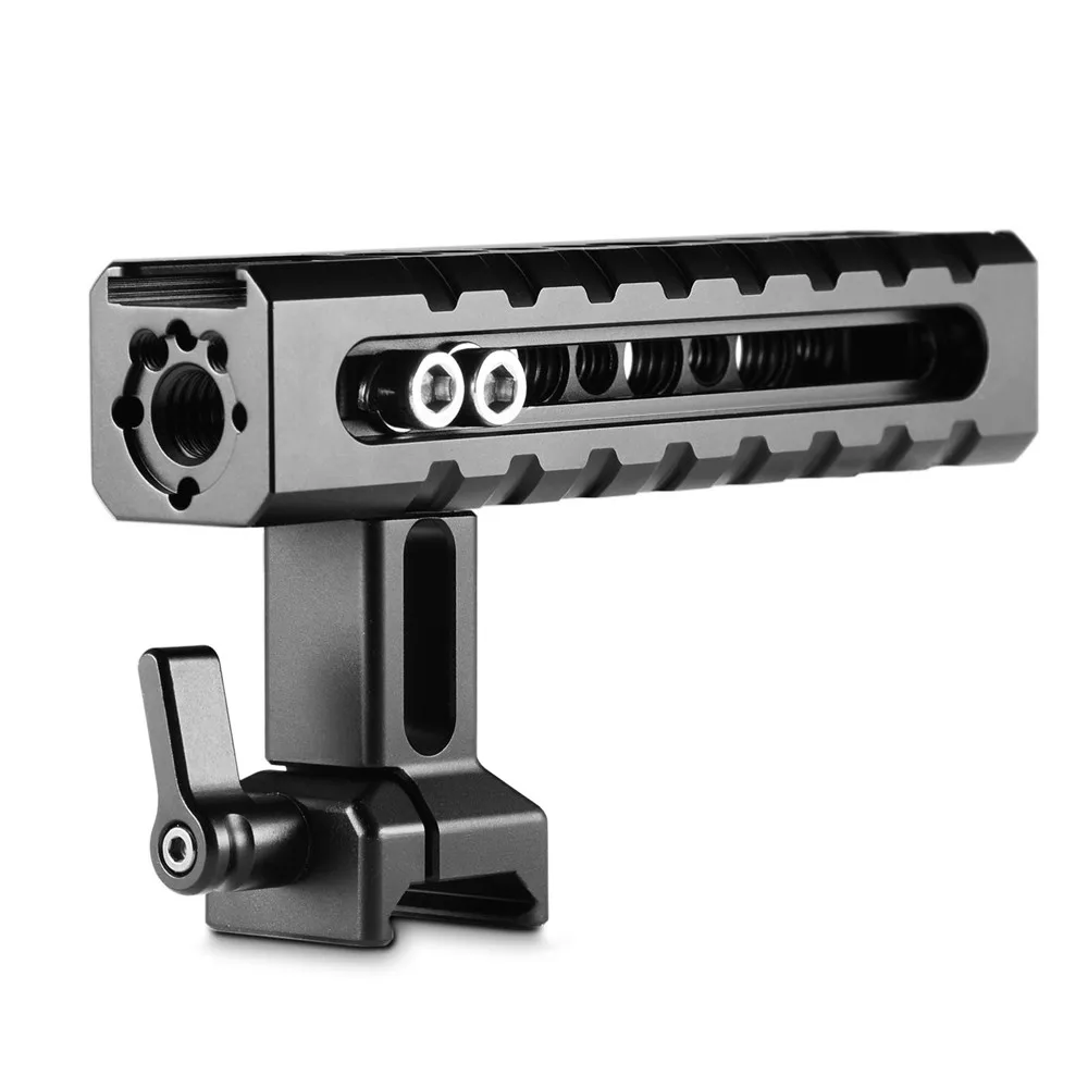 SmallRig Nato рукоятка Nato Зажимная рукоятка с крепёжная резьба отверстия холодной стойки для обуви для DSLR клетки камеры-1955