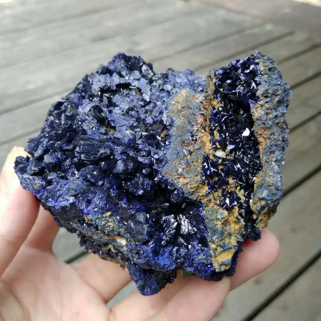 Исцеление Азурит камни сырья азурит Малахит кластера грубые Malchite минеральные